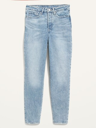 Higher High-Waisted Button-Fly O.G. Straight Jeans for Women | Old Navy (US)