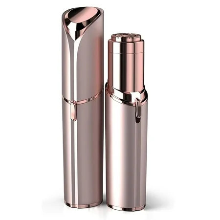 Hoeylife Facial Hair Remover for Women - Painless Face Shaver - Electric Hair Removal Device for Face Lips Peach Fuzz with Light (Rose Gold) | Walmart (US)