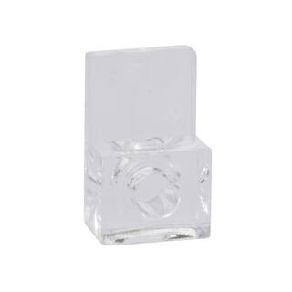 Glacier Bay 1/4 in. Plastic Mirror Mounting Clips (6-Pack) 805234 - The Home Depot | The Home Depot