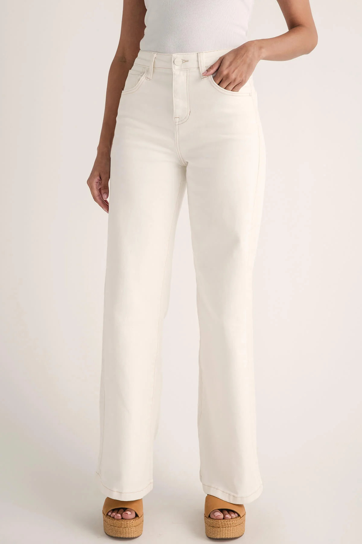 Risen Lola Wideleg Full Length Jeans | Social Threads