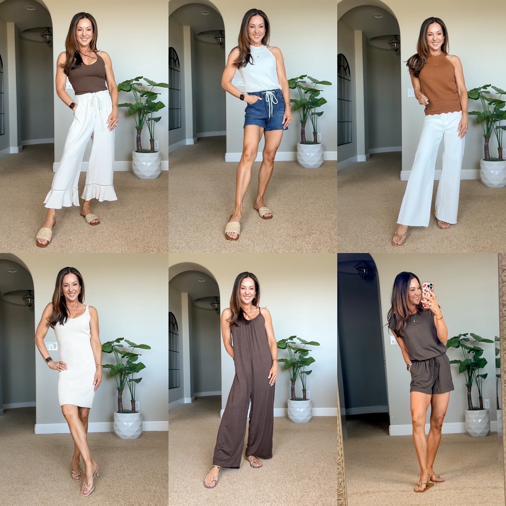 Amazon Spring and summer outfits for everyday, vacation, loungewear, weekends. I am wearing the smallest size in everything. For ref: I'm 5'1", 108lbs. 

#LTKSeasonal #LTKPetite #LTKootd