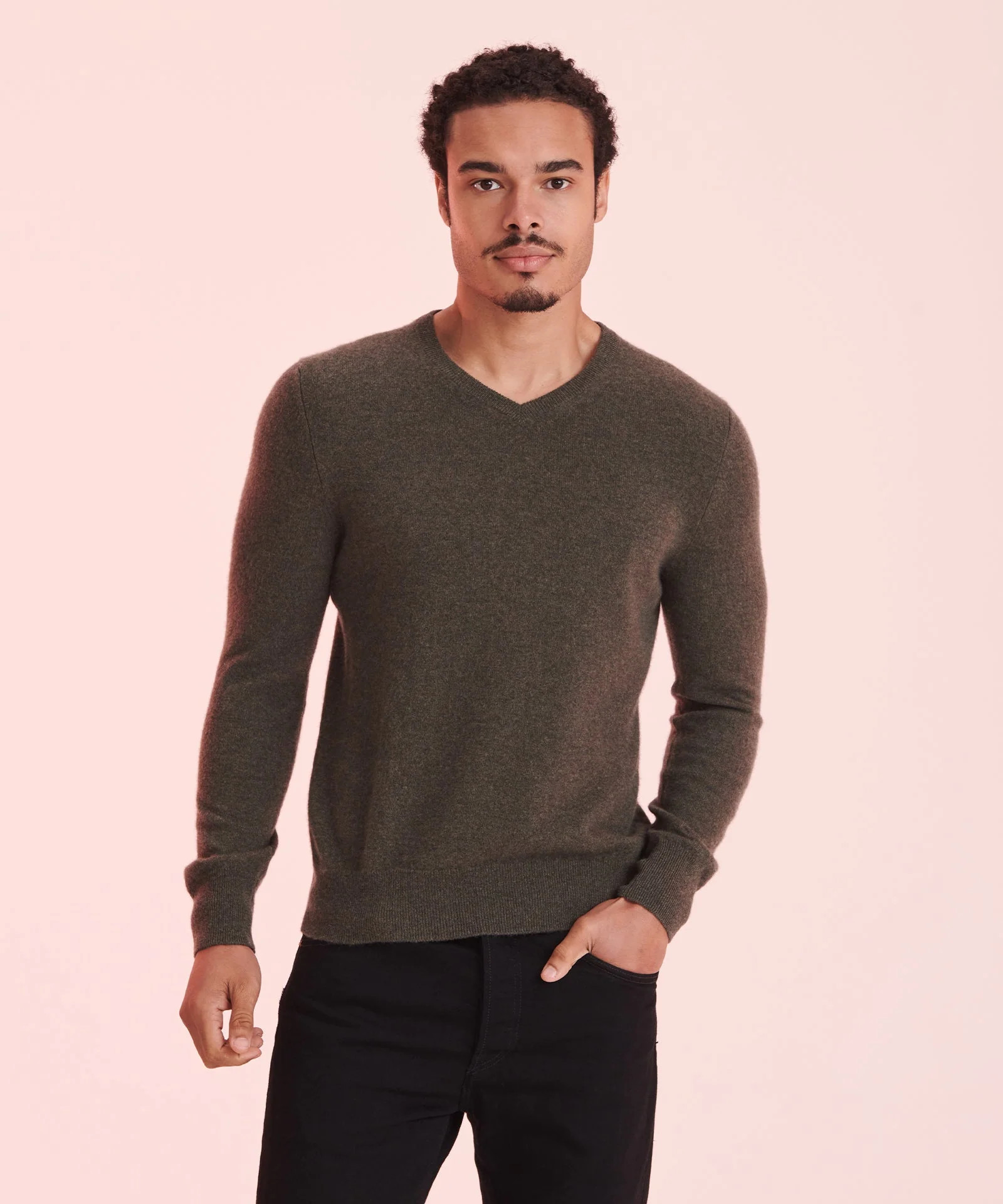The Original Cashmere V-Neck Sweater Men's | NAADAM
