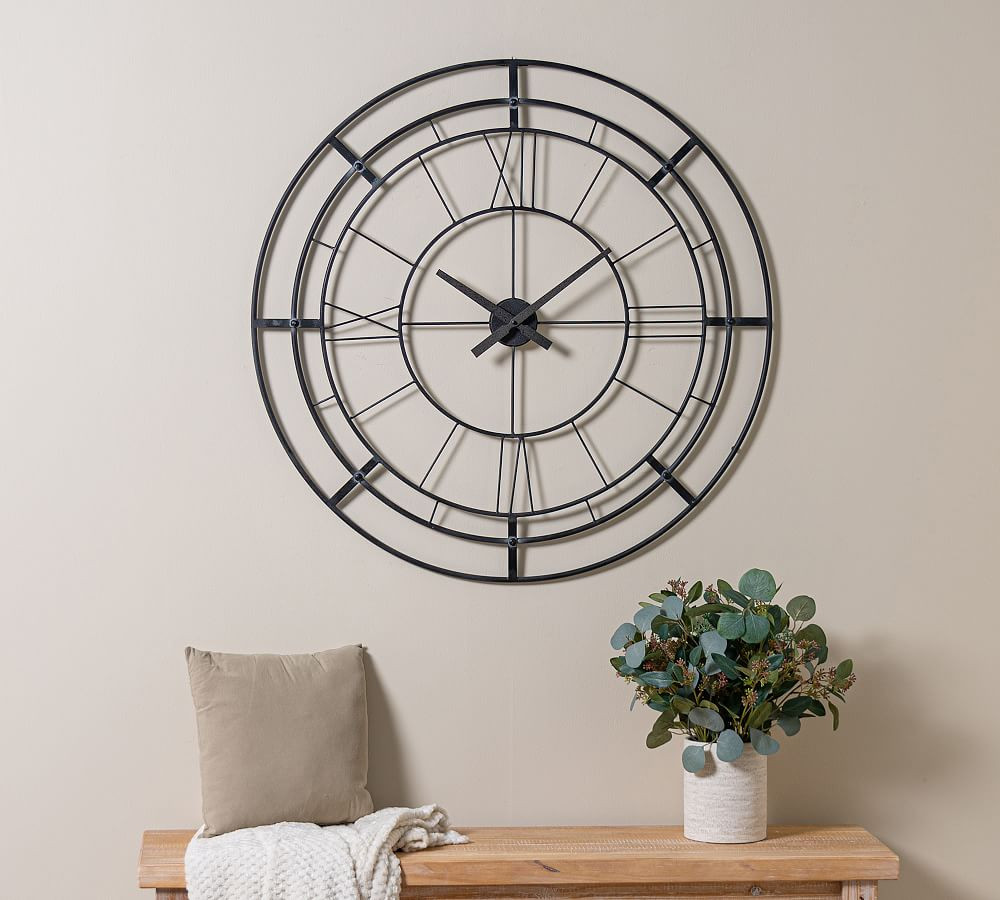 Wyatt Oversized Wall Clock - 36"W | Pottery Barn (US)