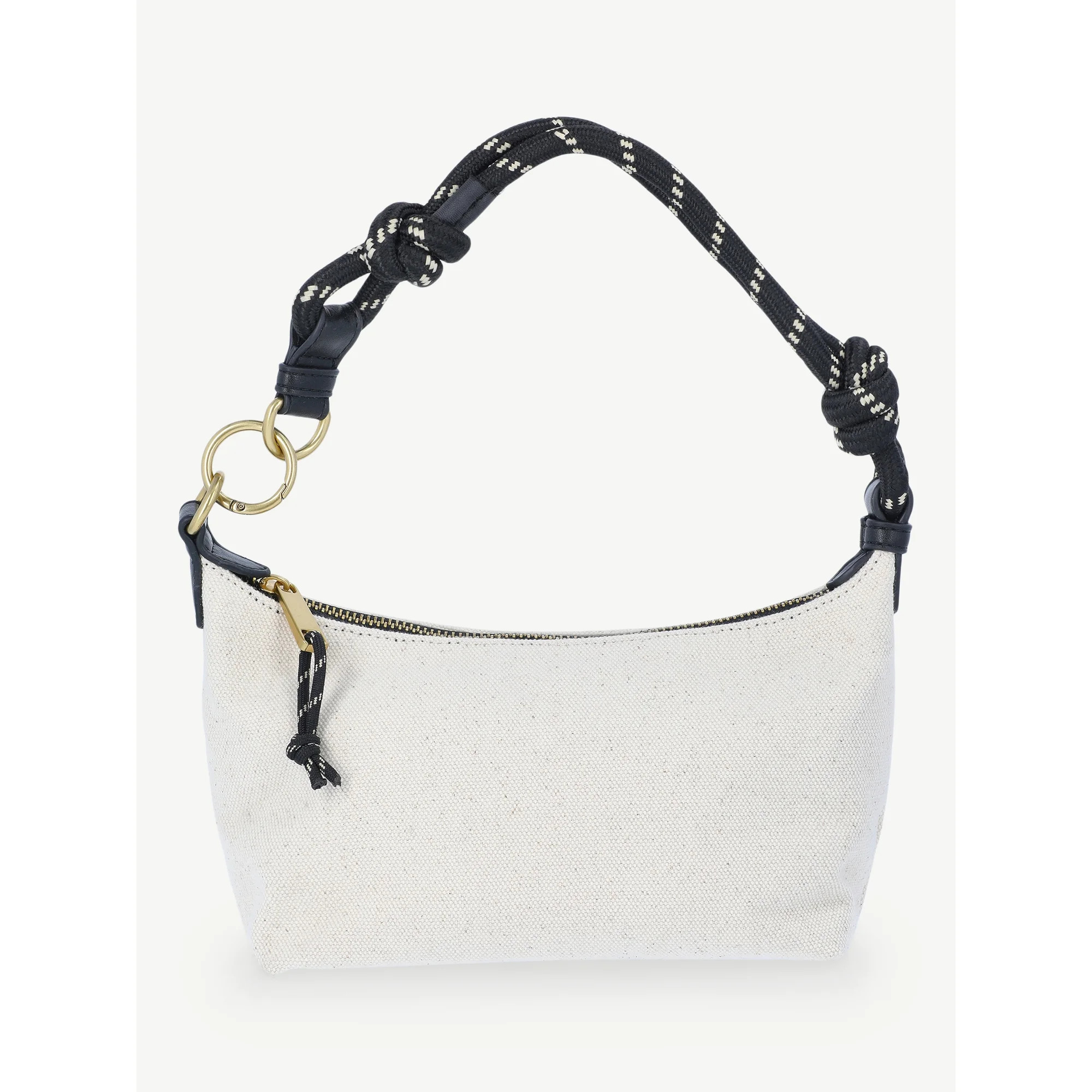 Free Assembly Women's Canvas Shoulder Bag, Natural | Walmart (US)