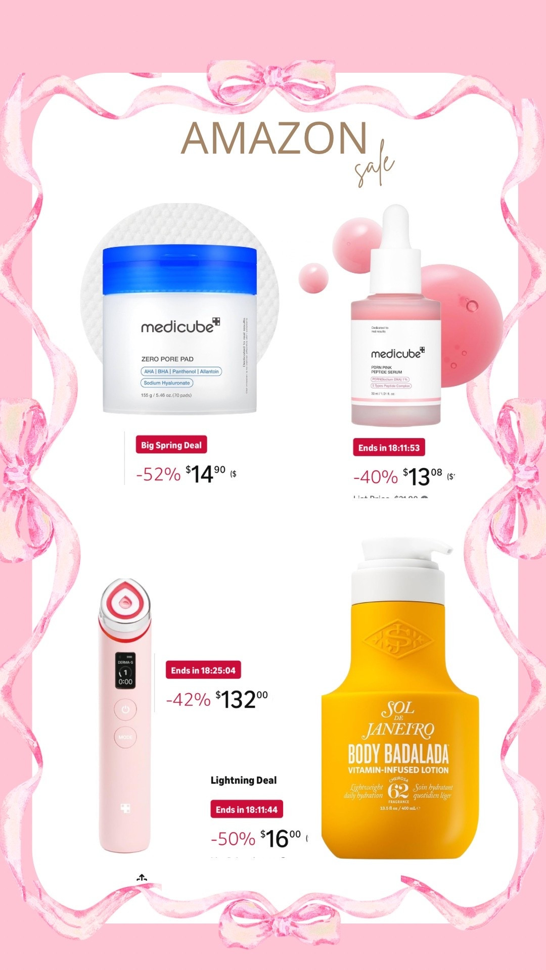 Amazon spring sale, medicube, sol de janeiro

#LTKSaleAlert #LTKBeauty