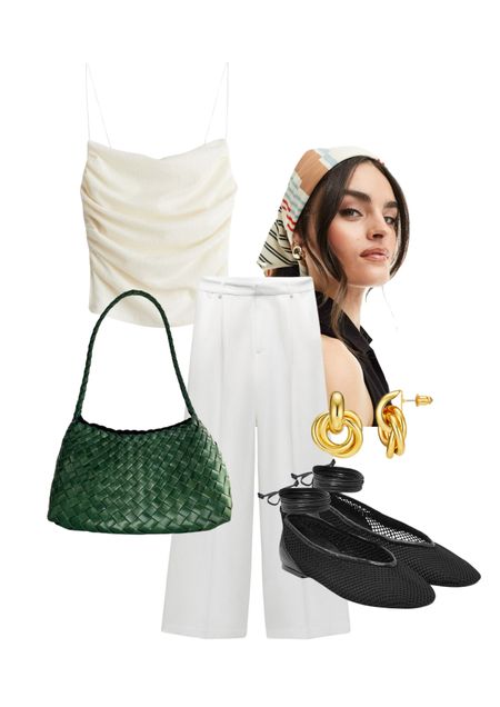 All white chic summer look with the white top from H&M. Love the headscarf for something a little extra!

#LTKeurope #LTKsummer #LTKstyletip