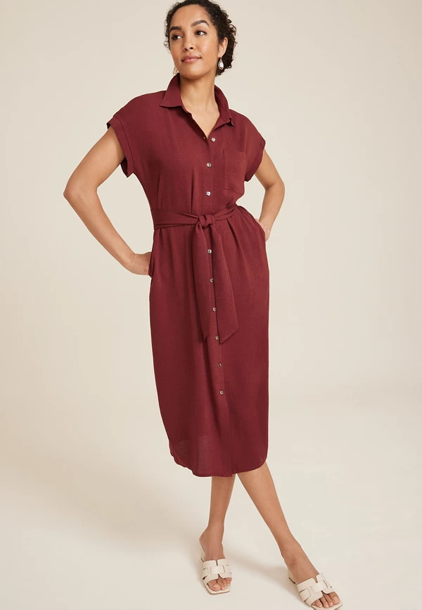 Utility Midi Dress | Maurices