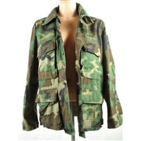 M-Short Vintage 80S U.s Army Camo Jacket Cotton Ripstop Woodland Combat | Etsy (US)