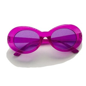 2000s Grape Purple Jelly Oval Sunglasses  | eBay | eBay AU