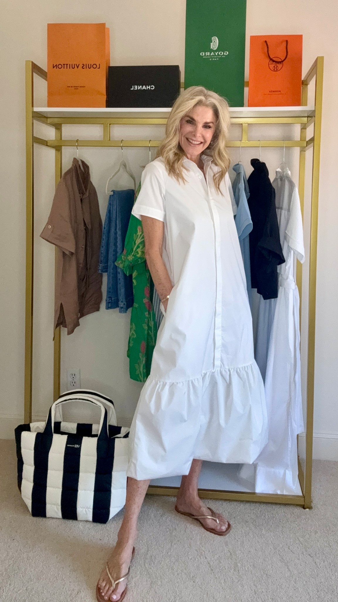 I love this bubble skirt maxi dress! So chic! Size S  

#LTKSeasonal #LTKStyleTip #LTKOver40