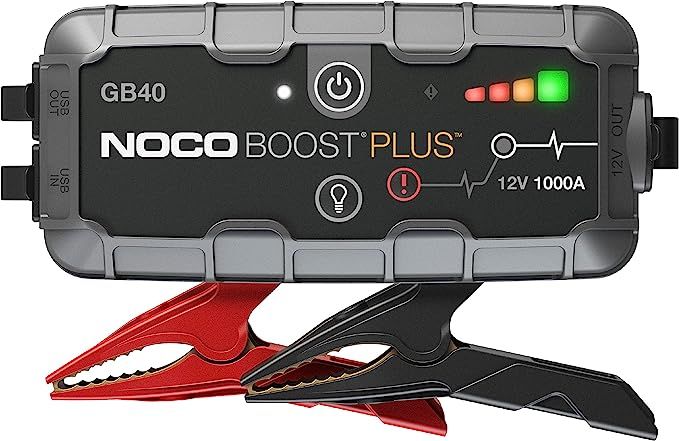 NOCO Boost Plus GB40 1000 Amp 12-Volt UltraSafe Lithium Jump Starter Box, Car Battery Booster Pac... | Amazon (US)