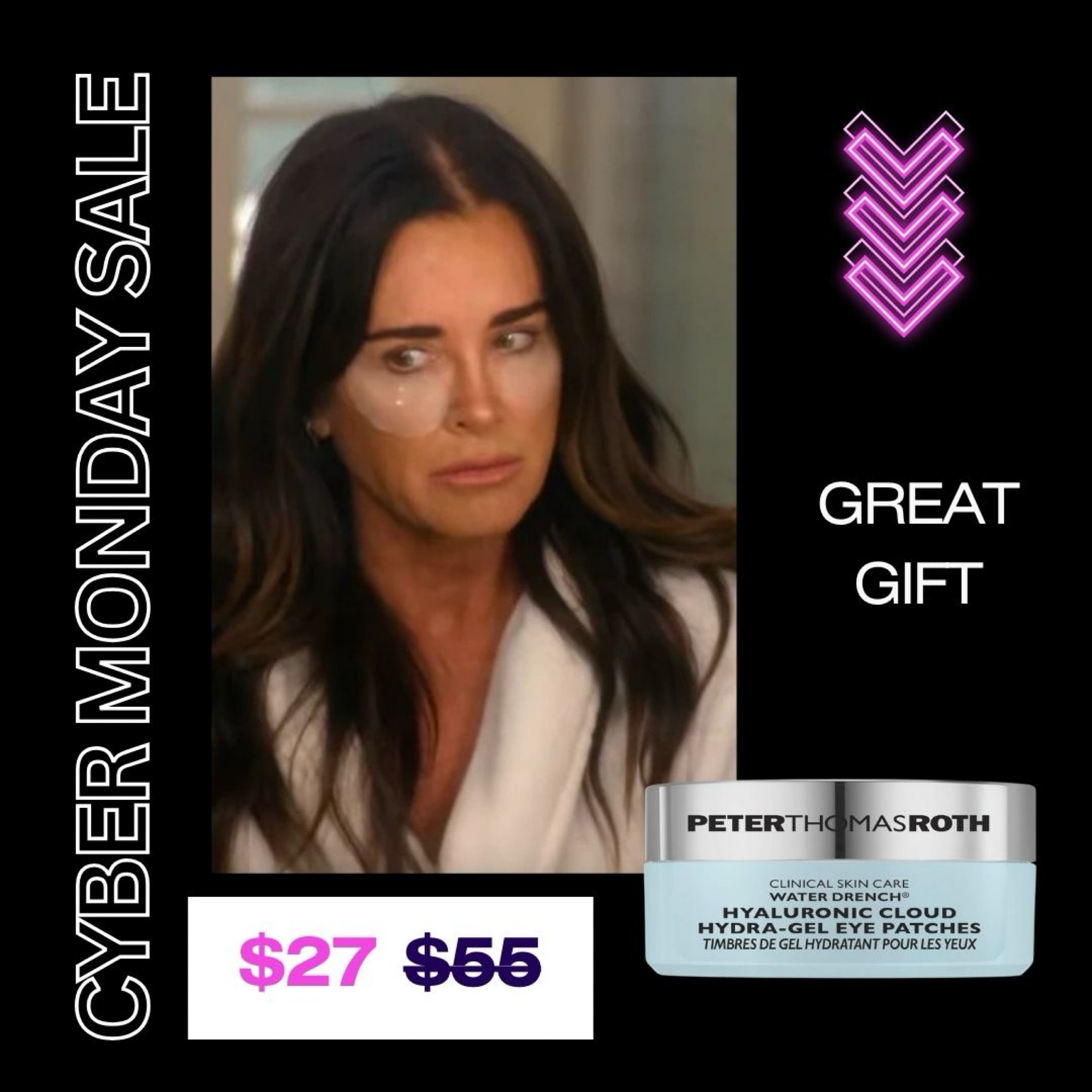 Cyber Monday Steal! Kyle Richards’ Eye Masks are in Sale for 50% off! (They look more clear in the video linked like on her) They make such a great gift 

#LTKCyberWeek #LTKGiftGuide #LTKFindsUnder50