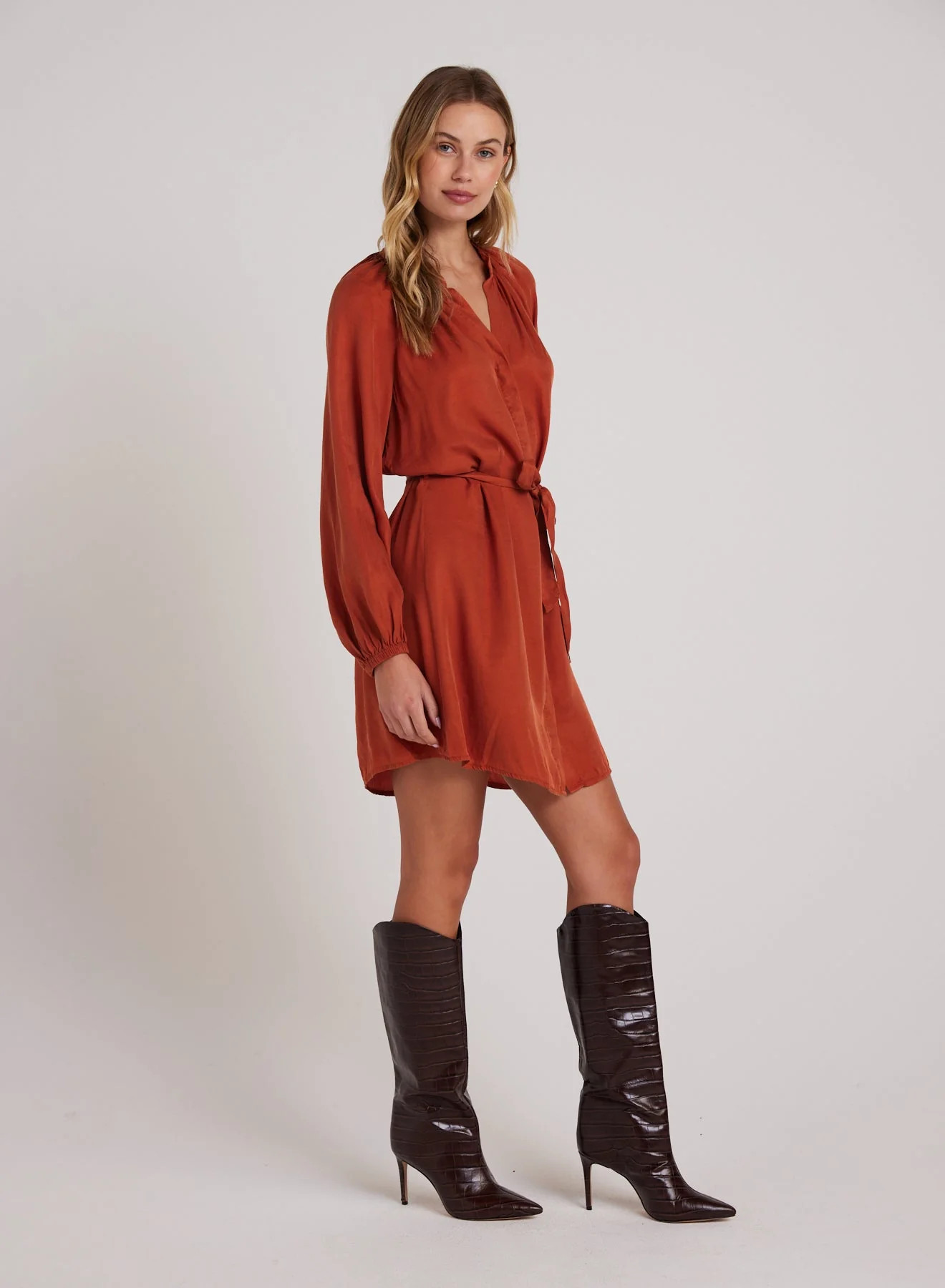 BELTED RAGLAN MINI DRESS AMBRU - Bella Dahl | Bella Dahl