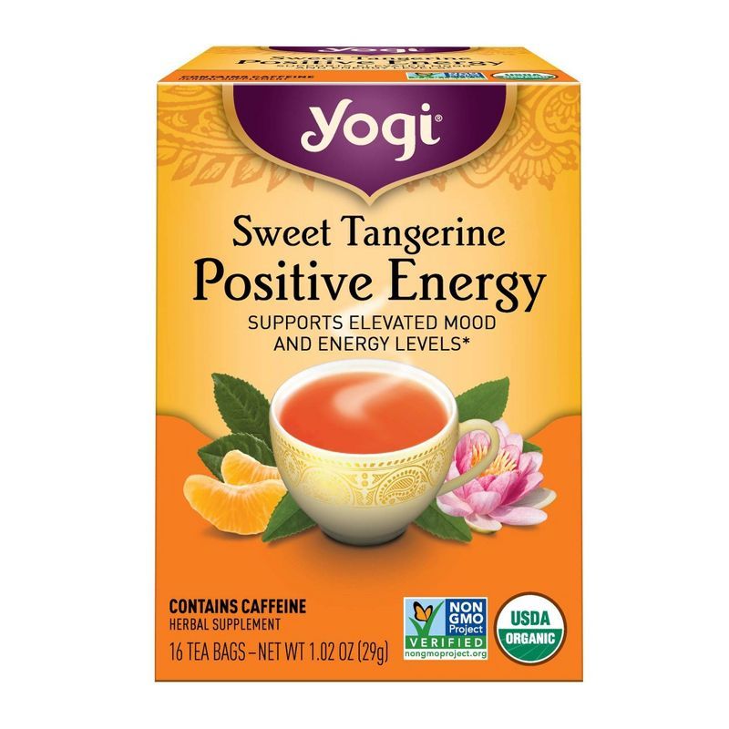 Yogi Tea - Sweet Tangerine Positive Energy Tea - 16ct | Target
