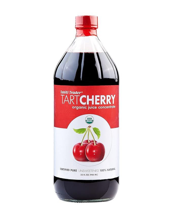 TAHITI TRADER Tart Cherry Organic Juice Concentrate - Ready to Drink Organic Superfood Juice Prom... | Amazon (US)