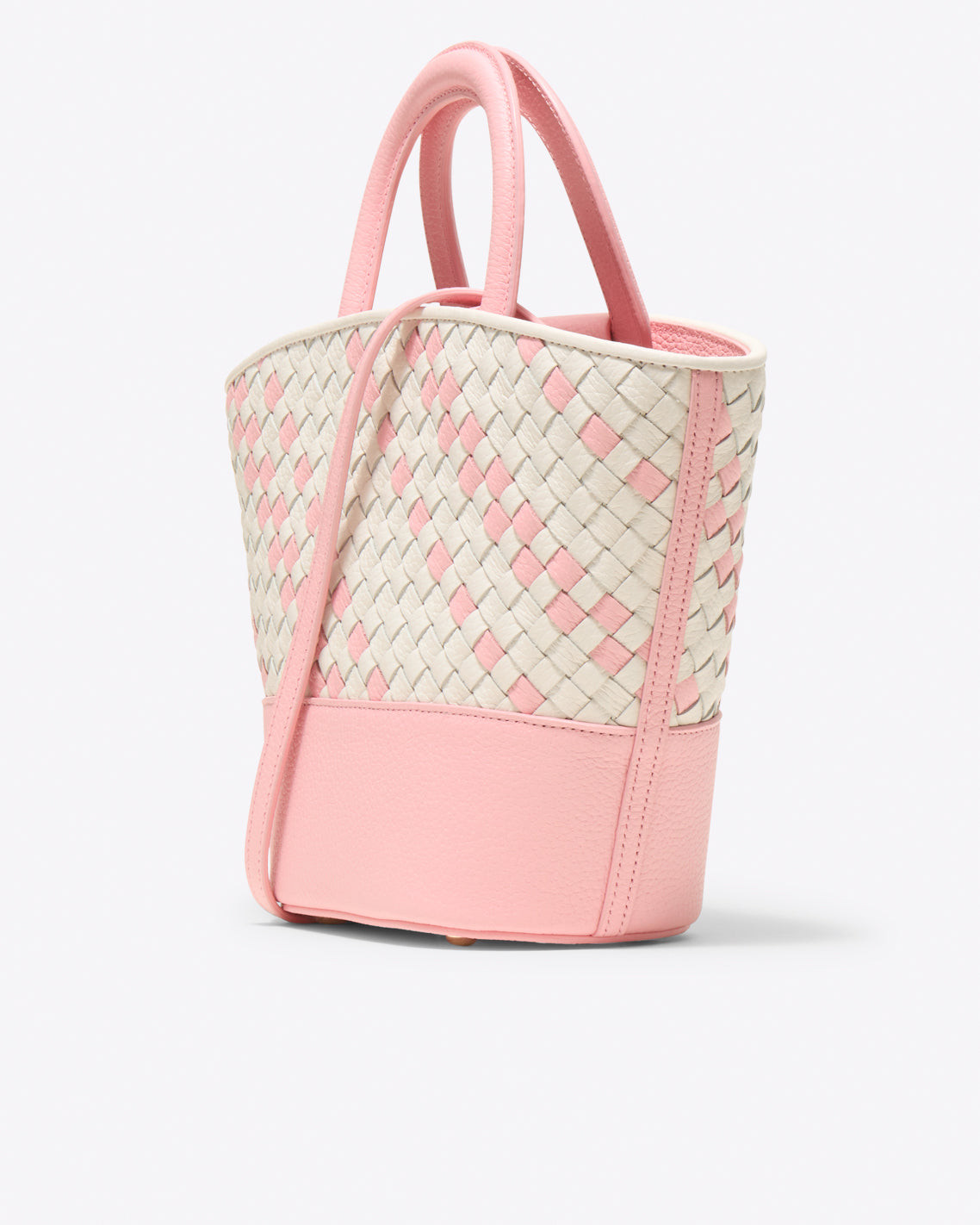 Woven Leather Mini Tote | Draper James (US)