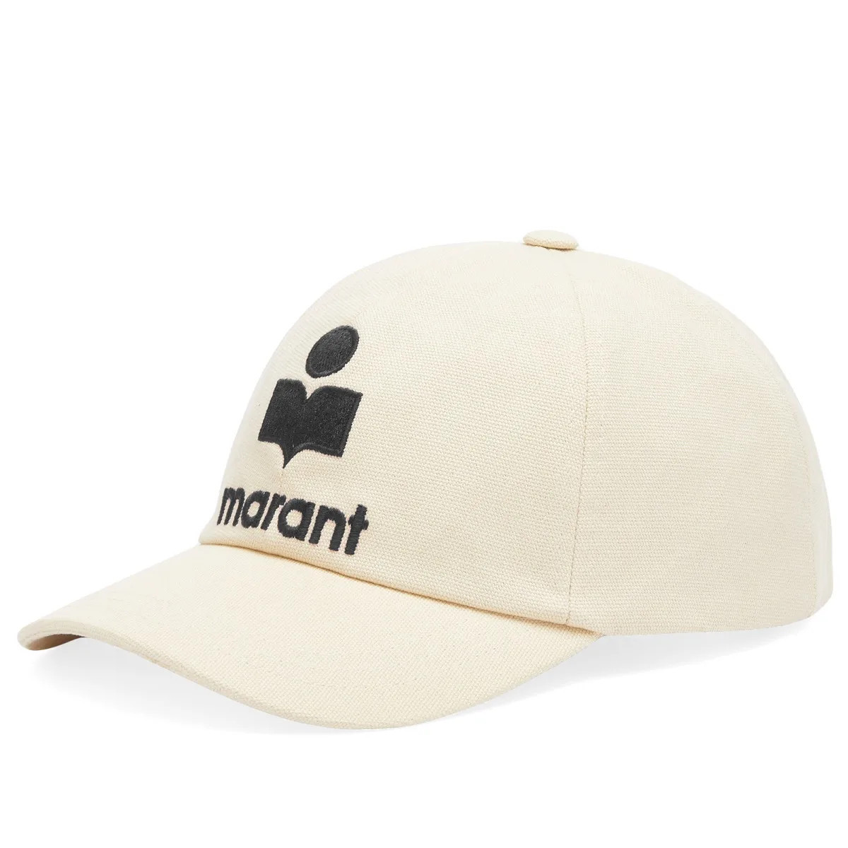 Isabel Marant Men's Tyron Logo Cap in Ecru/Black, Size Medium | END. Clothing