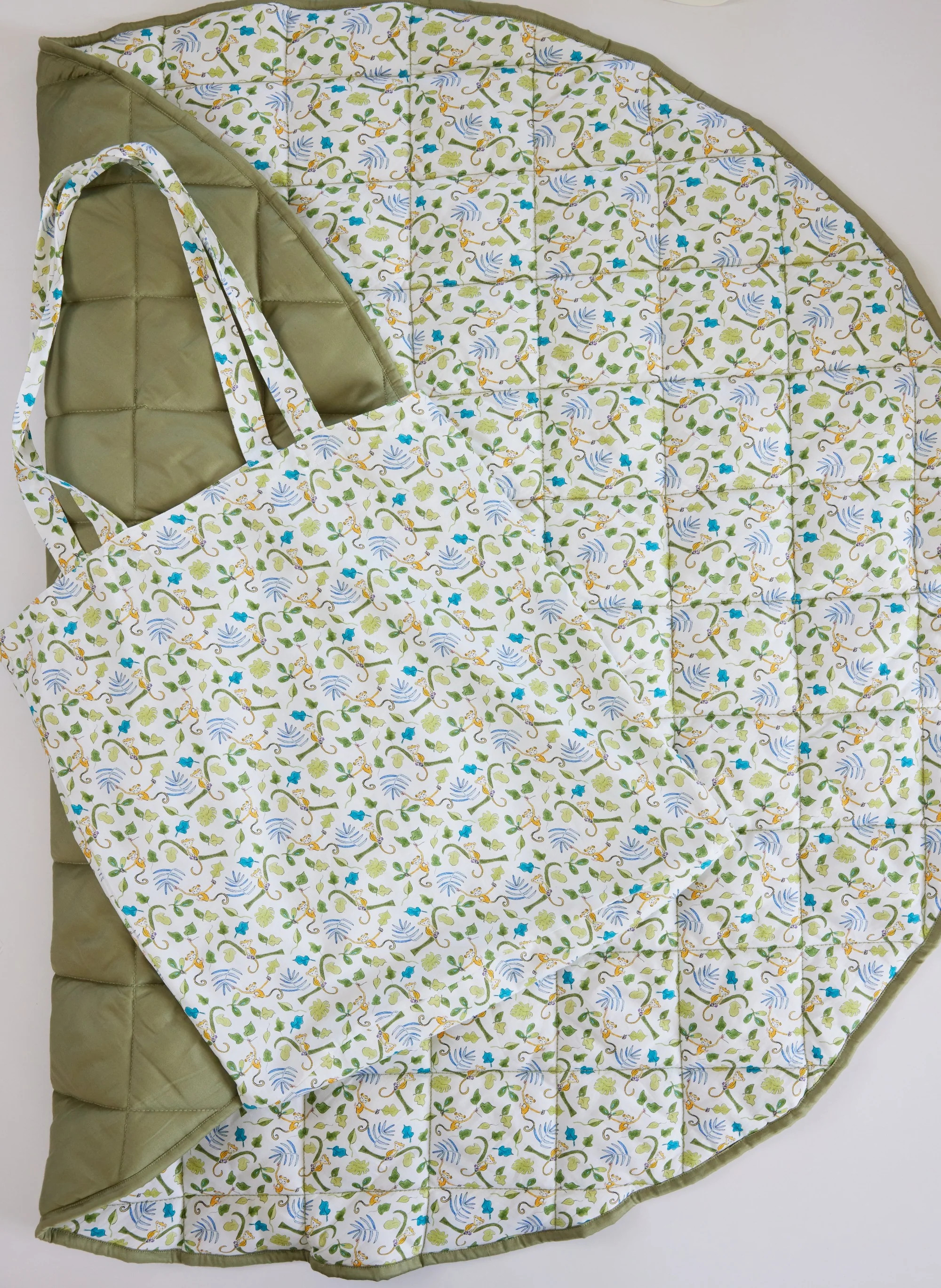 Happy Monkey Playmat and Tote | Timo and Violet