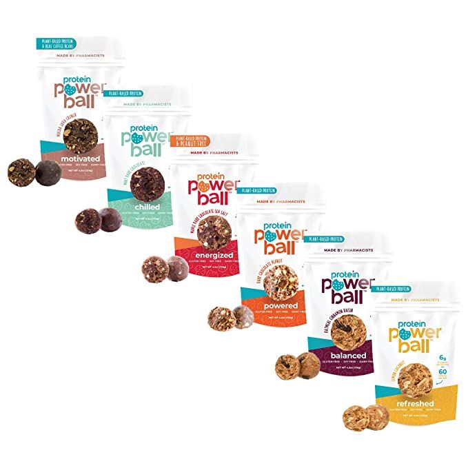 Protein Balls by Protein Power Ball | 6 DIFFERENT FLAVORS | Healthy Snacks, Gluten Free, Dairy Fr... | Amazon (US)