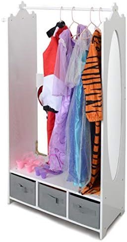 Milliard Dress Up Storage Kids Costume Organizer Center Open Hanging Armoire Closet Unit Furnitur... | Amazon (US)