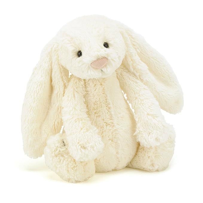 Jellycat Bashful Cream Bunny Stuffed Animal, Medium, 12 inches | Amazon (US)