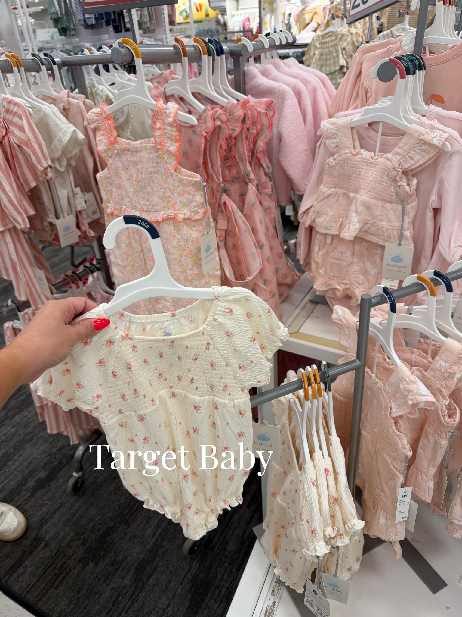 Target baby girl outfits. Pink floral baby girl rompers from target. 

#LTKBump #LTKBaby #LTKmomlife