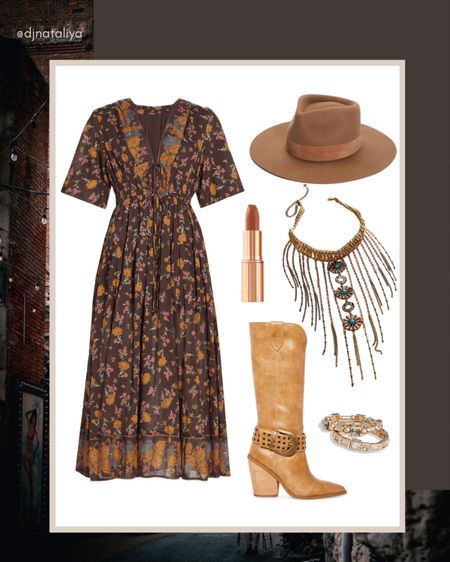 Floral maxi dress 
Tan western boots 
Brown fedora 
Statement necklace 

.
.

tan boots outfit tan western boot outfit tan western boots outfit tan cowboy boots outfit tan cowgirl boots outfit brown boots outfit brown western boot outfit brown western boots outfit brown cowboy boots outfit brown cowgirl boots outfit spring boots 2023 tan tall boots tan knee boots tan knee high boots brown tall boots brown knee boots brown knee high boots Nashville outfits spring Nashville outfits winter Nashville outfits summer Nashville winter Nashville style Nashville dress spring dress outfit rodeo fashion rodeo looks rodeo dress rodeo season rodeo houston rodeo chic spring capsule wardrobe spring clothes spring clothing spring casual outfits spring essentials spring fashion 2023 spring 2023 fashion spring family photos spring haul spring looks spring must haves womens spring outfits casual spring outfits 2023 spring 2023 outfits spring pictures spring style spring trends 2023 spring transition spring maxi dress with sleeves spring break 2023dresses for church dress church outfits dresses spring 2023 dresses womens spring dresses dress with boots dress with cowboy boots Easter dress Womens Easter dress women womens Easter outfit women Easter 2023 spring wedding guest dress spring wedding guest dresses spring dress 2023 summer wedding guest dress summer wedding guest dresses summer dress 2023 winter wedding guest dress winter wedding guest dresses winter dress 2023 summer dresses womens dresses modest dresses spring dresses 2023 dresses to wear to wedding dresses for wedding guest evening gown evening dress semi formal wedding guest dresses black tie optional occasion dress formal gown formal wedding guest dress formal maxi dress spring winter date night outfits winter date night dress winter girls night out dress spring winter going out outfits winter going out dress winter going out outfit taylor swift concert outfit taylor swift eras outfit brown dress burnt orange dress spring dresses 2023 summer outfits 2023 summer shoes spring shoes 2023 long summer dresses

#LTKunder100 #LTKshoecrush #LTKSeasonal #LTKFind #LTKbeauty #LTKU #LTKunder50 #LTKsalealert