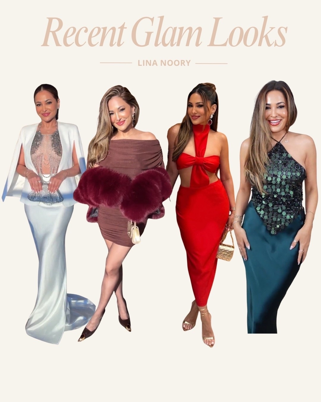 These are my recent glam looks! ❤️🥰 #ootd #grwm #glam #nightout 

#LTKootd #LTKFindsUnder50 #LTKgrwm