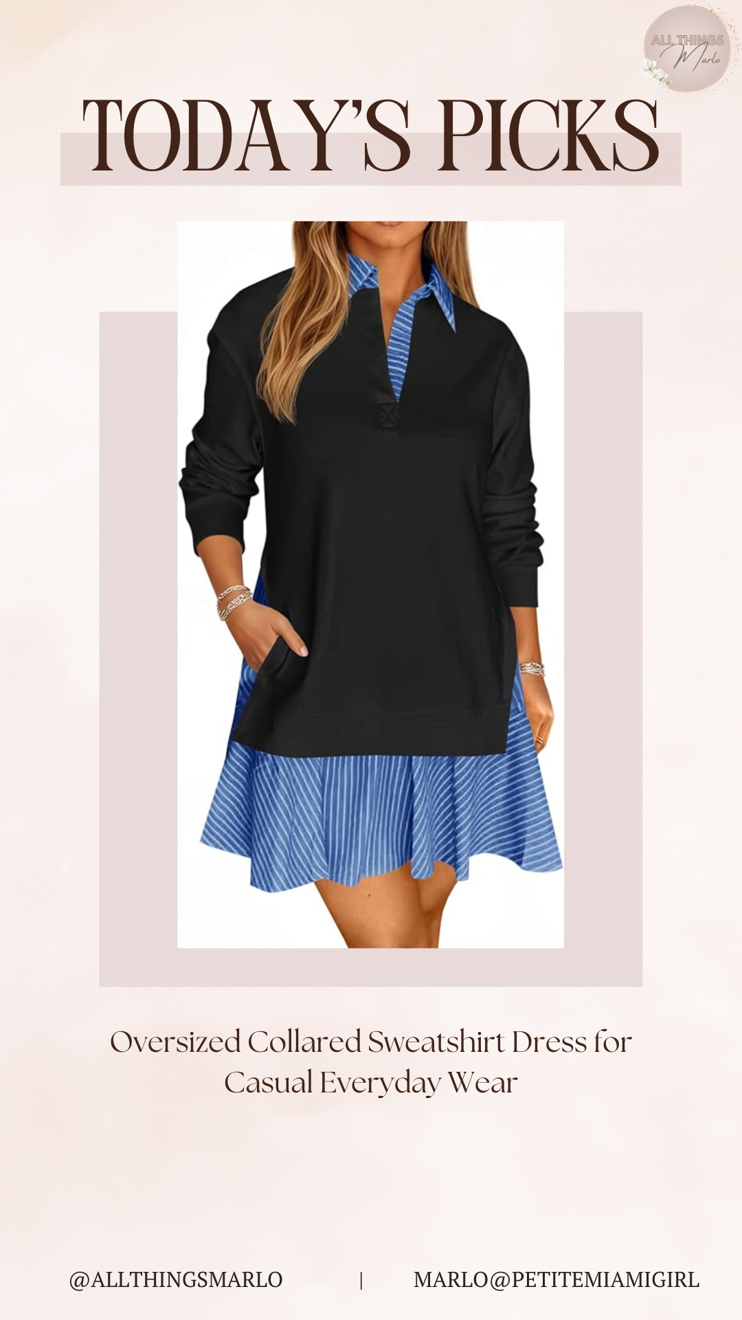 Oversized Collared Sweatshirt Dress for Casual Everyday Wear 

 #LTKSeasonal #LTKStyleTip #LTKWorkwear