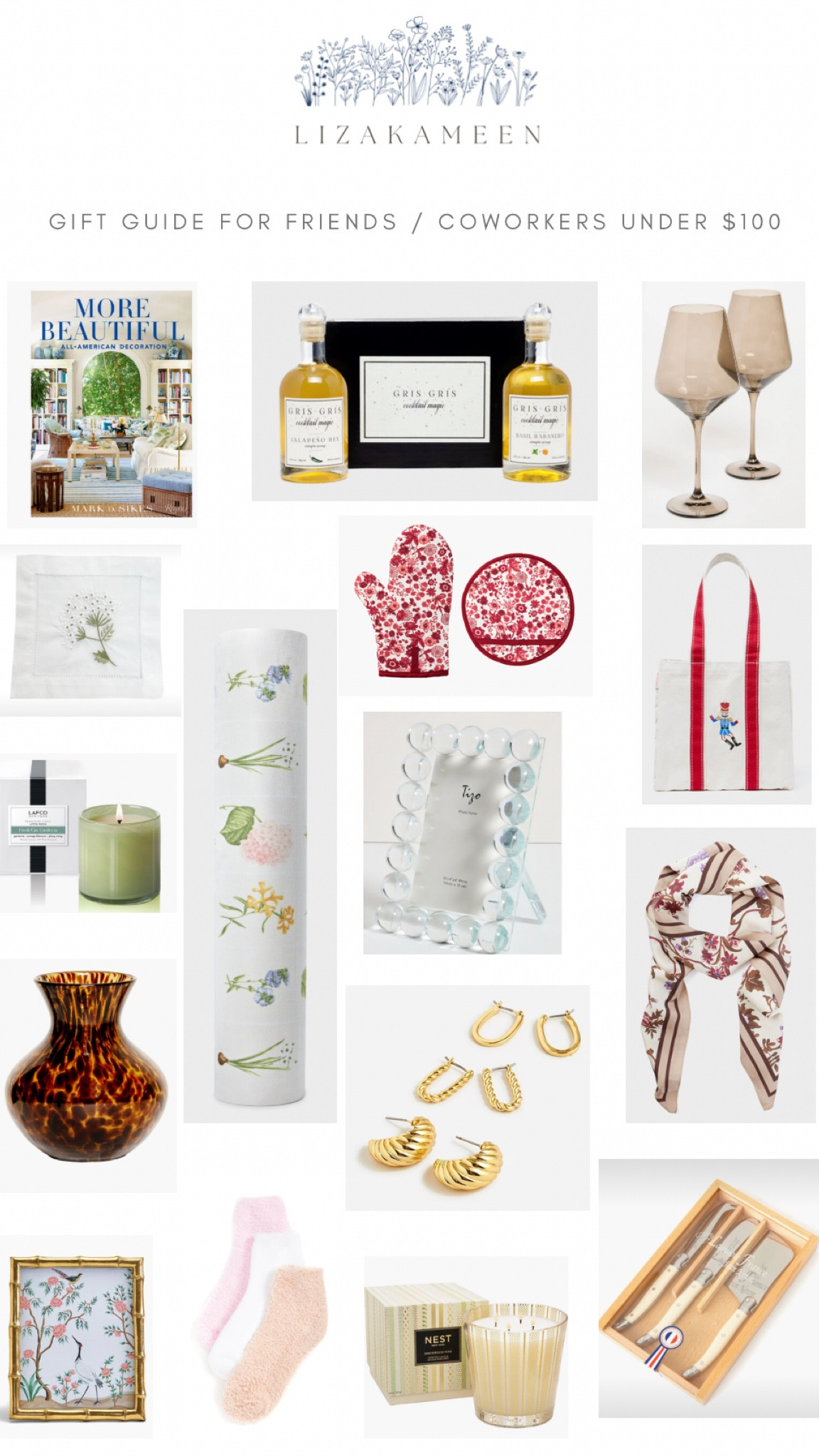 Gift guide for friends / colleagues under $100

#LTKGiftGuide #LTKHoliday #LTKfindsunder100