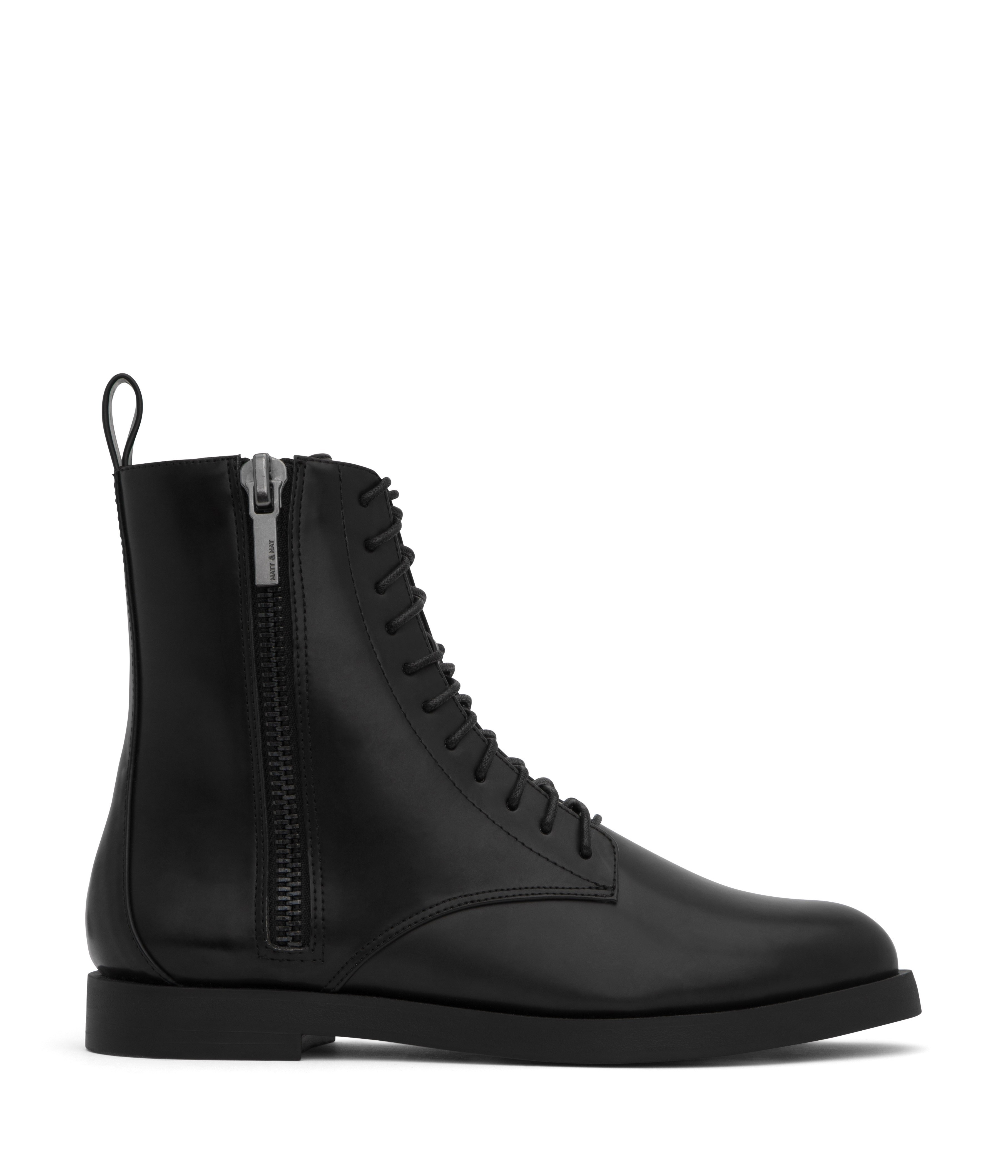 MORTON Vegan Combat Boots - Black | Matt & Nat | Matt & Nat