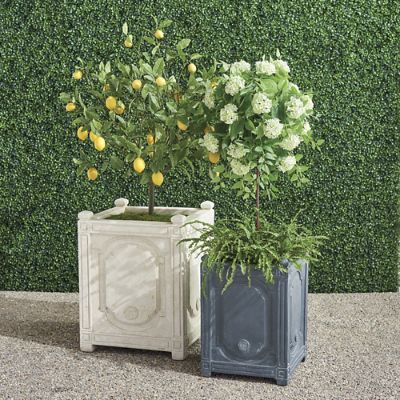 A traditional design on a grand scale, our graciously sized Chantal Planter     offers ample plan... | Frontgate