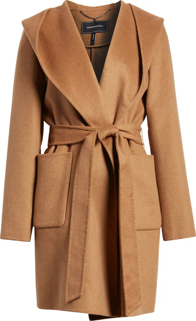 Hooded Wrap Coat | Nordstrom