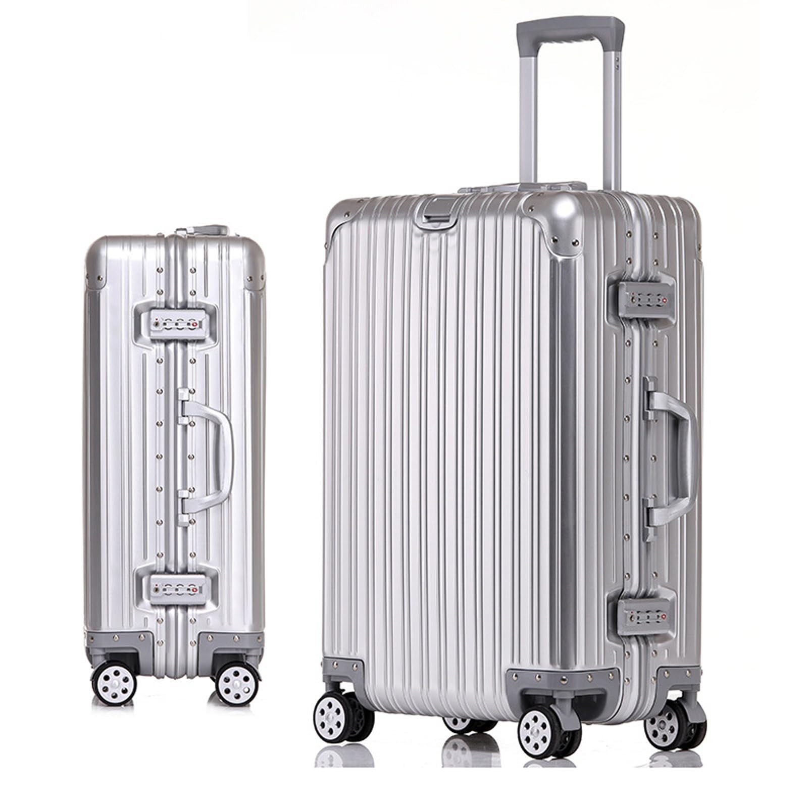 Aluminium Suitcase Large Cabin Luggage Lightweight Hardshell Frame Suitcase with TSA Password Loc... | Amazon (UK)