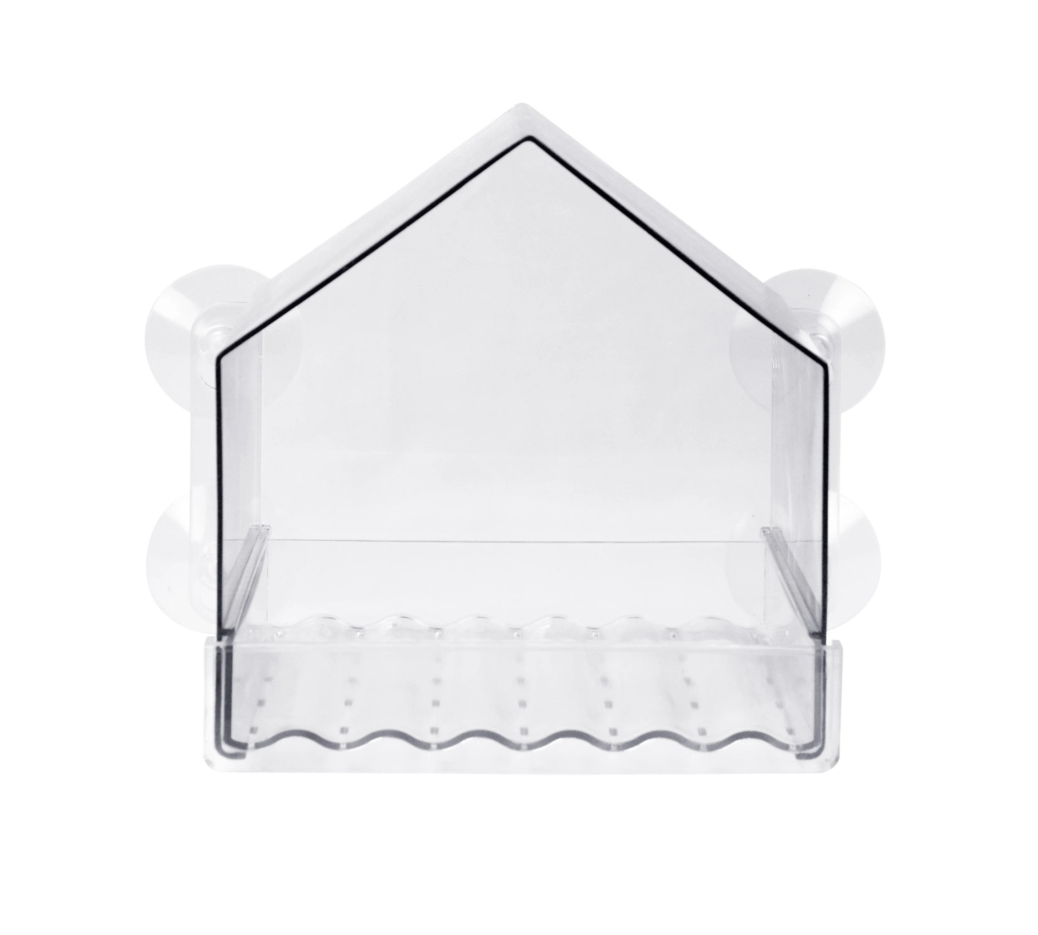 Wild Wings Clear View Plastic Window Bird Feeder 2 Cup Capacity 6.5", Clear | Walmart (US)