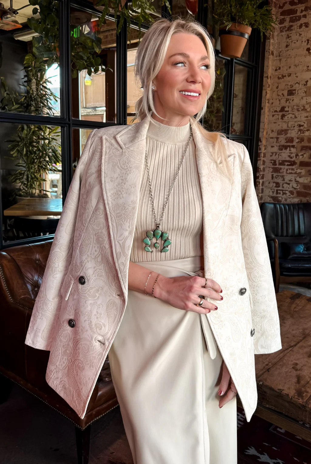Trailblazer Suede Blazer - Palomino | Tucker Brown