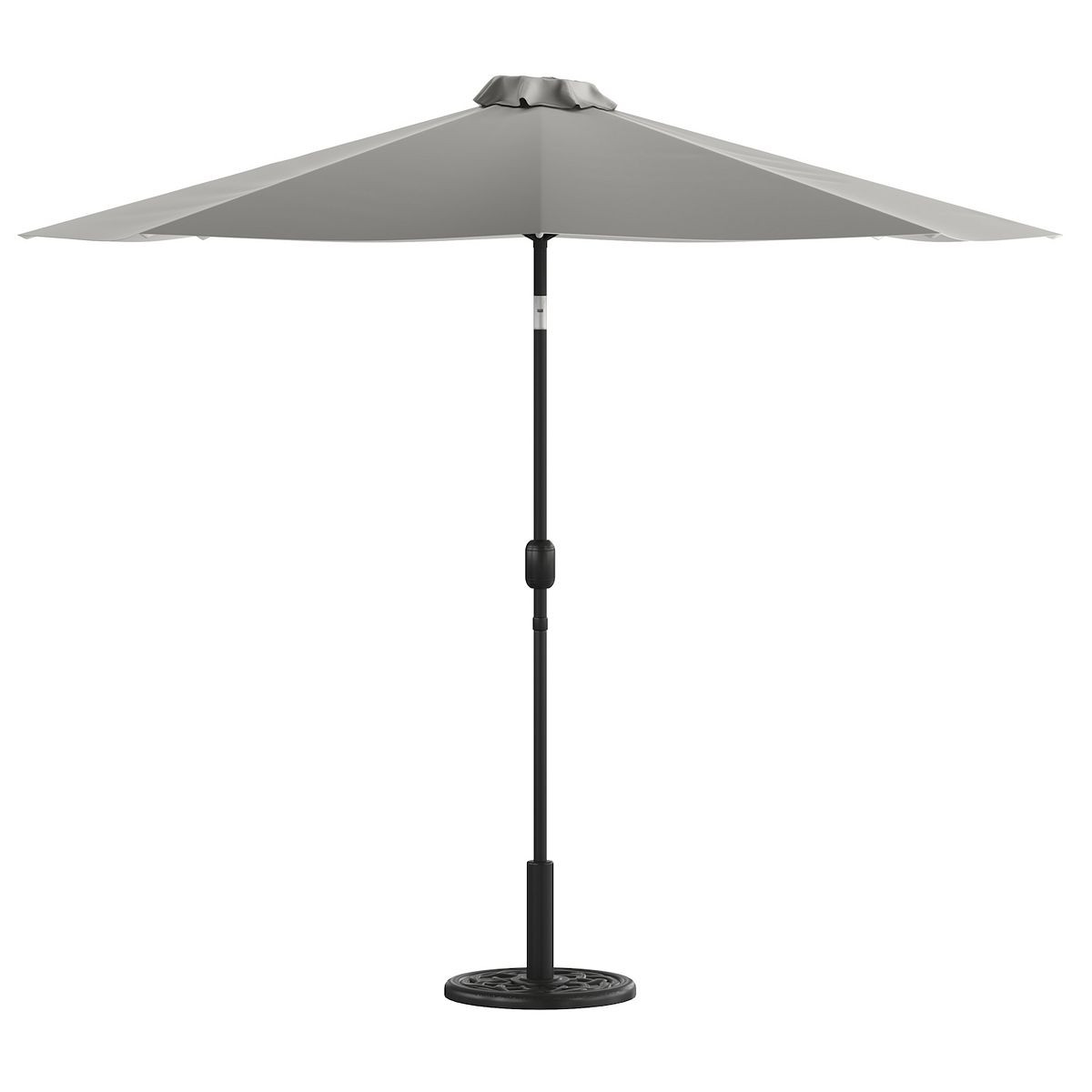 Flash Furniture 9-ft. Round Crank & Tilt Umbrella with Standing Umbrella Base | Kohl's