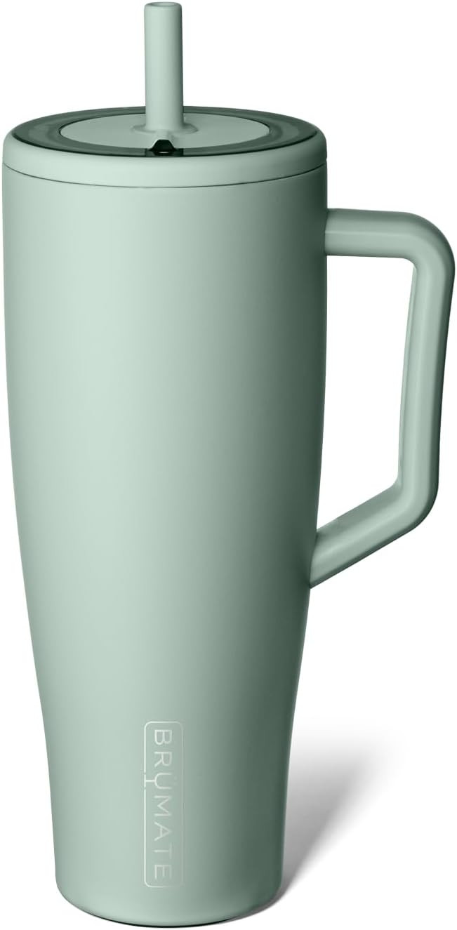 BrüMate Era 40 oz Tumbler with Handle and Straw | 100% Leakproof Insulated Tumbler with Lid and ... | Amazon (US)
