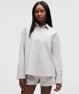 LuluLinen Relaxed-Fit Button-Up Shirt | lululemon (AU)