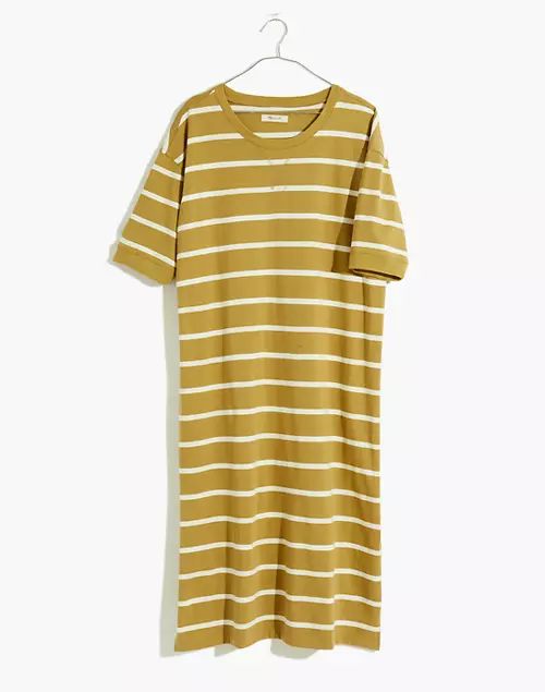 Tee Dress in Colorblock Stripe | Madewell