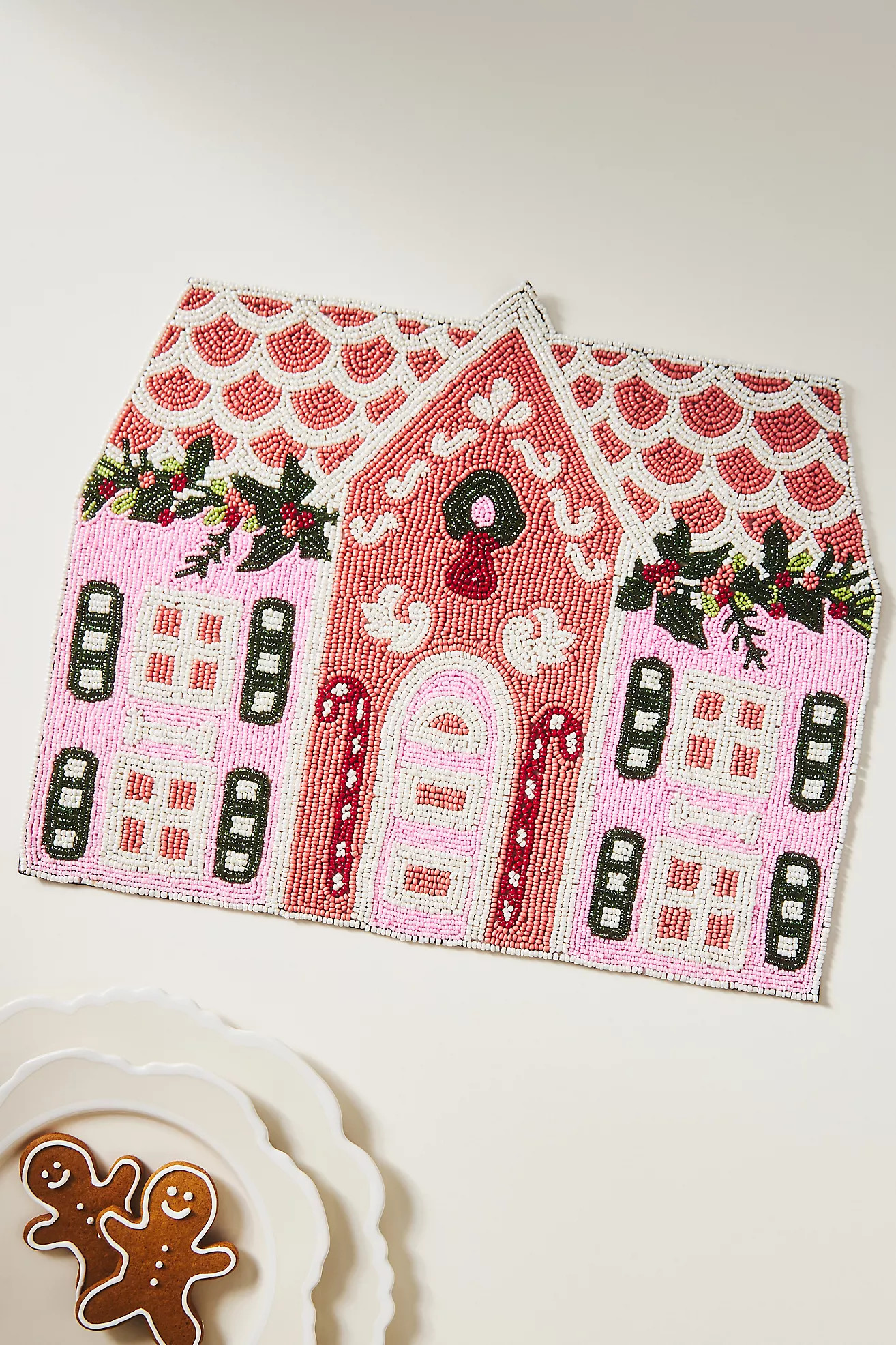 Beaded Holiday Placemat | Anthropologie (US)