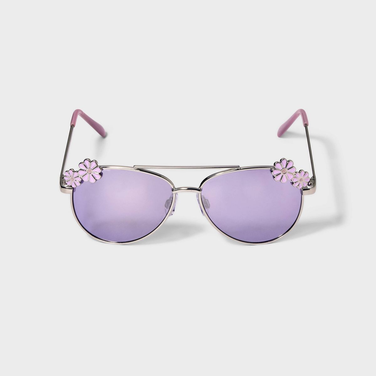 Girls' Daisy Aviator Sunglasses - Cat & Jack™ Purple | Target