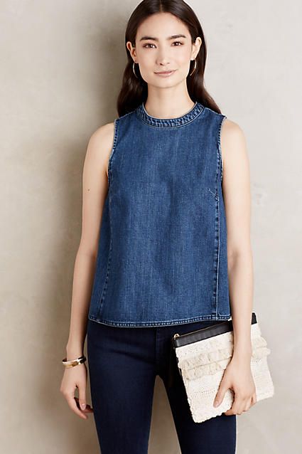 Denim Swing Tank | Anthropologie (US)