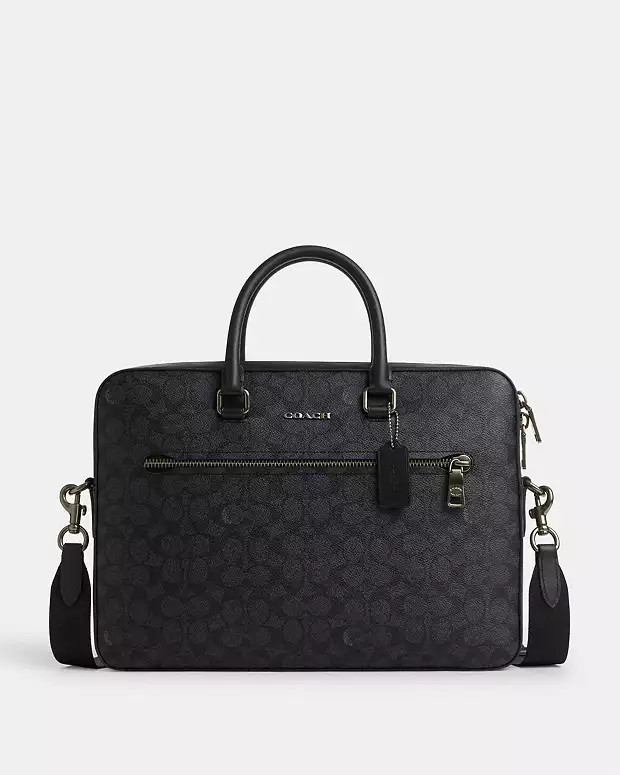 Ethan Slim Brief In Signature Canvas | Coach Outlet US