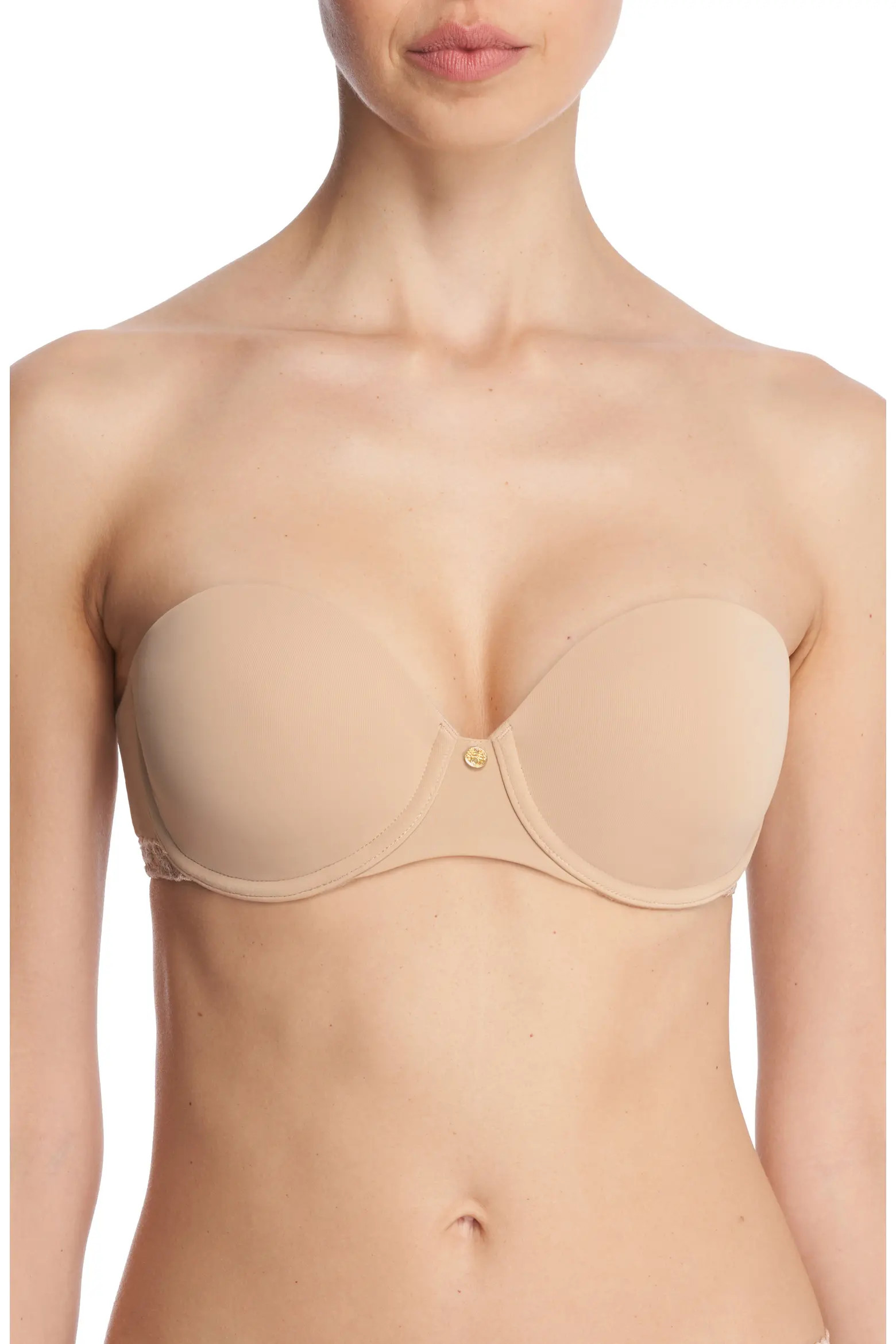 Natori Pure Luxe Strapless Contour Underwire Bra (Women) | Nordstrom | Nordstrom