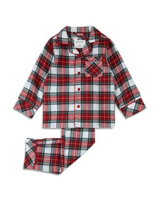 petit lem Unisex Tartan Plaid Flannel Button Down Top & Pants Pajama Set - Big Kid      | Bloomin... | Bloomingdale's (US)