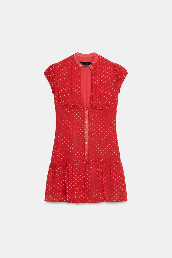 SHORT DOT DRESS | Zara UK