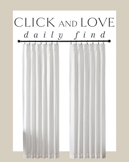 Daily find! These pinch pleat panels are under $50! Such a great look for less option 👏🏼

Curtains, pinch pleat curtain, curtain panels. Window treatments, living room, family room, playroom, dining room, bedroom, guest room, Modern home decor, traditional home decor, budget friendly home decor, Interior design, look for less, designer inspired, Amazon, Amazon home, Amazon must haves, Amazon finds, amazon favorites, Amazon home decor #amazon #amazonhome

#LTKhome #LTKfindsunder50 #LTKstyletip