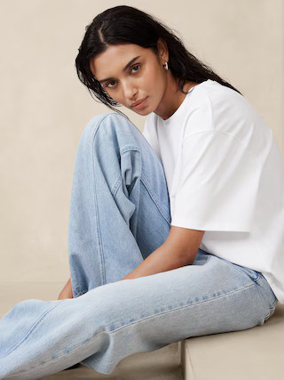 Cotton Boyfriend T-Shirt | Banana Republic (US)