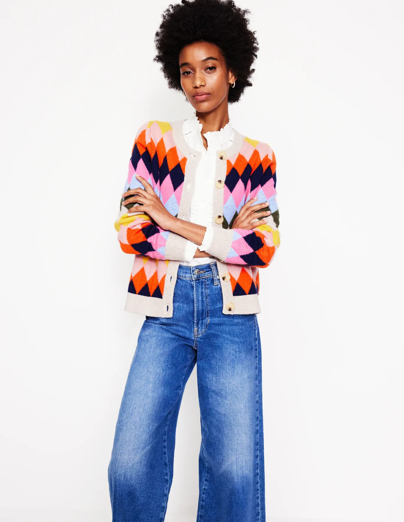 Patterned Cardigan | Boden (US)